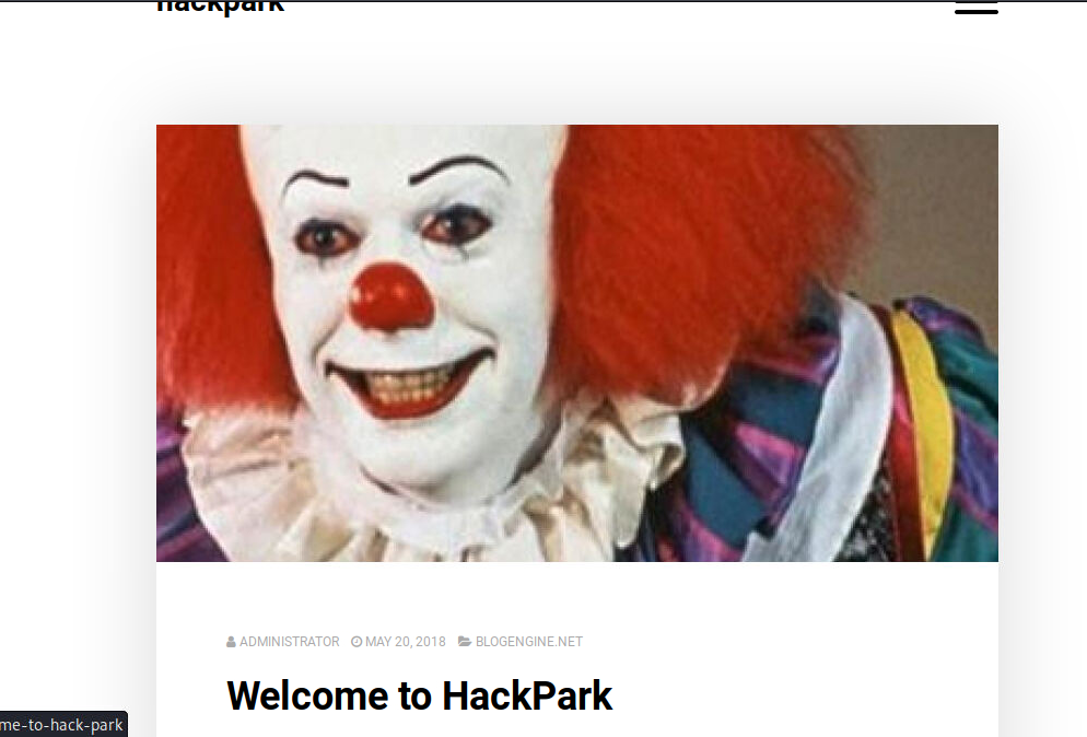 hack park index